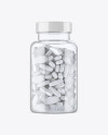 Clear Plastic Pill Bottle Mockup