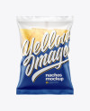 Matte Bag With Nachos Mockup