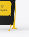 Plastic X Banner Mockup