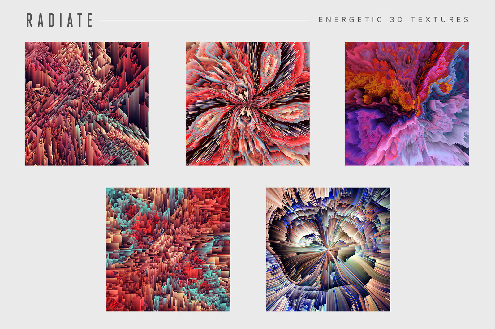 Radiate: Energetic 3D Textures