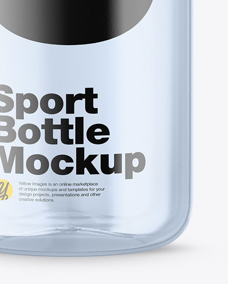 Plastic Sport Bottle Mockup