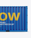 20F Shipping Container Mockup - Front View