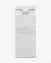 0.5 gal Milk Carton Mockup - Front View