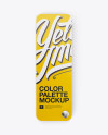 Color Palette Mockup - Top View