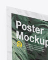 Crumpled Poster Mockup