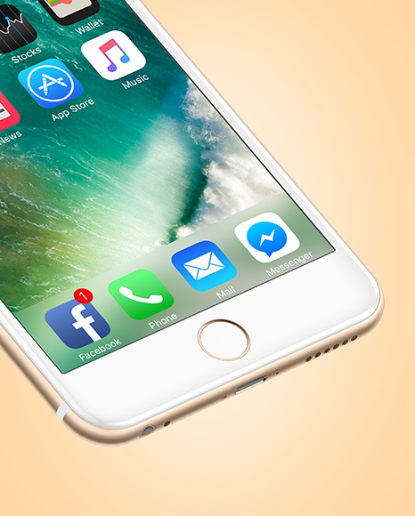 Isometric Apple iPhone 6 Plus Mockup