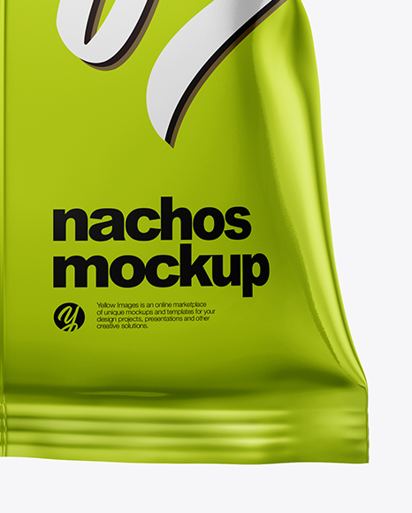 Bag With Nachos Mockup