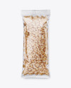 Clear Plastic Pack w/ Pine Nuts Mockup