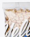 Clear Plastic Pack w/ Pine Nuts Mockup