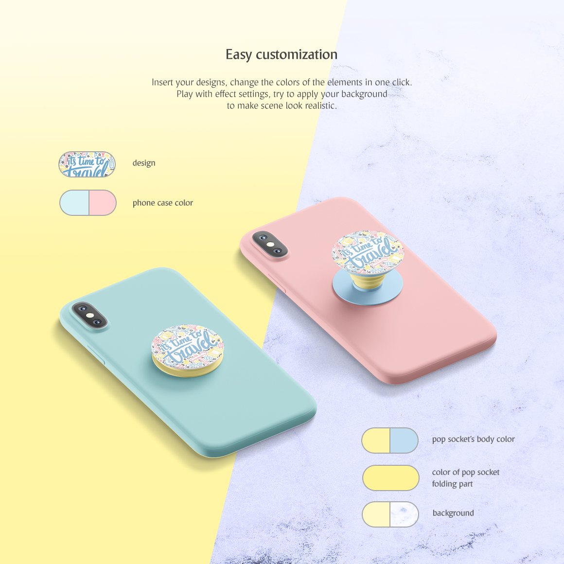 Pop Socket Mockup