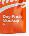 Matte Doy-Pack Mockup