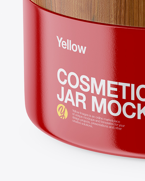 Cosmetic Jar Mockup