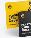 Two Plastic Cards Mockup