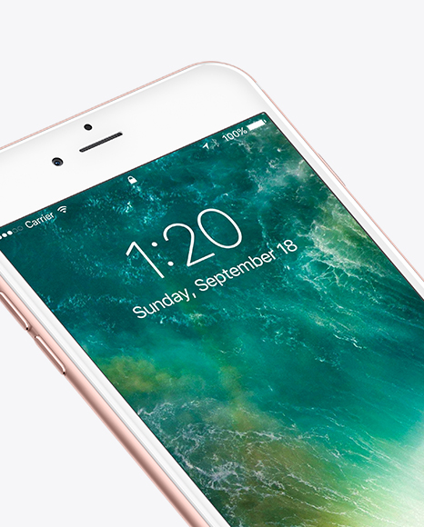 Isometric Apple iPhone 6 Plus Mockup