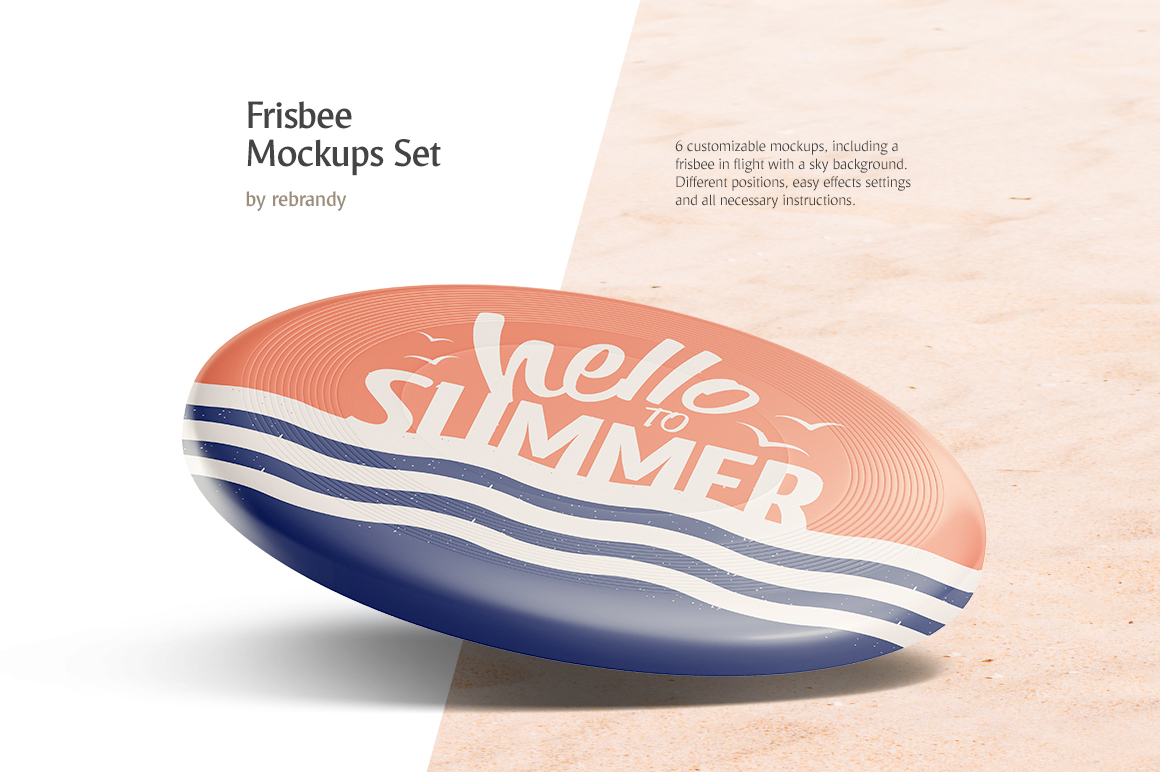 Frisbee Mockups Set