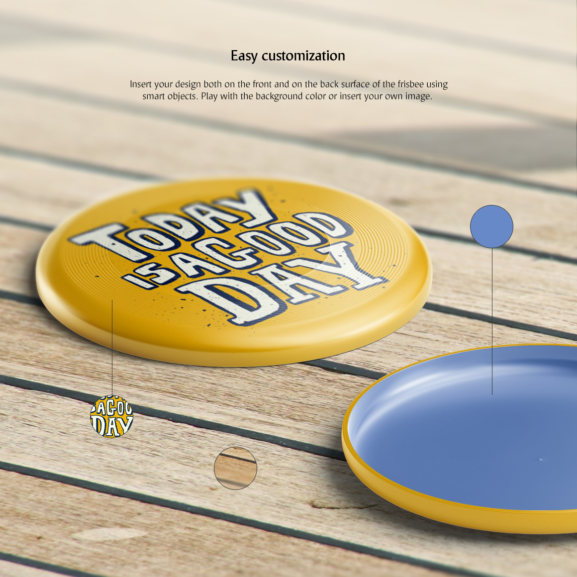 Frisbee Mockups Set