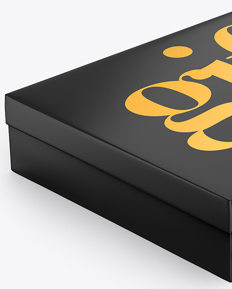 Glossy Paper Box Mockup