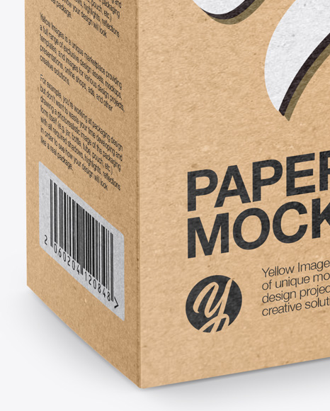 Kraft Paper Box Mockup