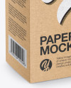 Kraft Paper Box Mockup