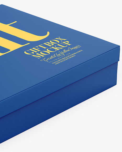 Matte Paper Box Mockup