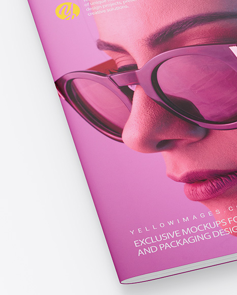 Matte A4 Magazine Mockup