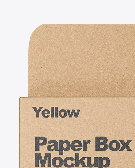 Kraft Box Mockup