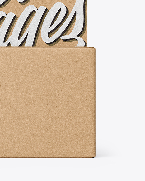 Kraft Box Mockup