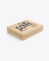 Kraft Paper Box Mockup