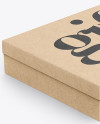 Kraft Paper Box Mockup