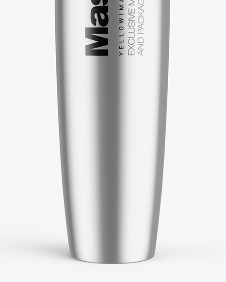 Metallic Mascara Tube Mockup