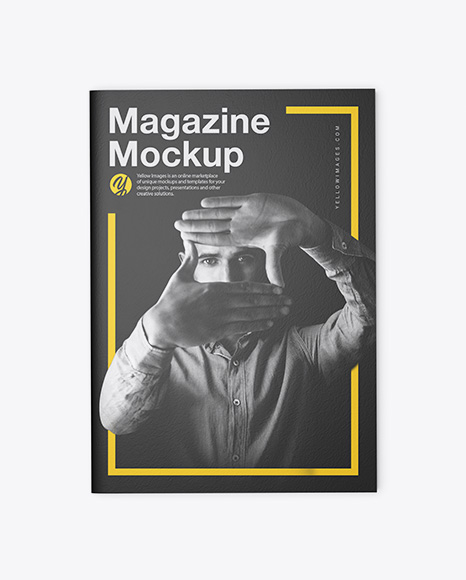 Textured A4 Magazine Mockup