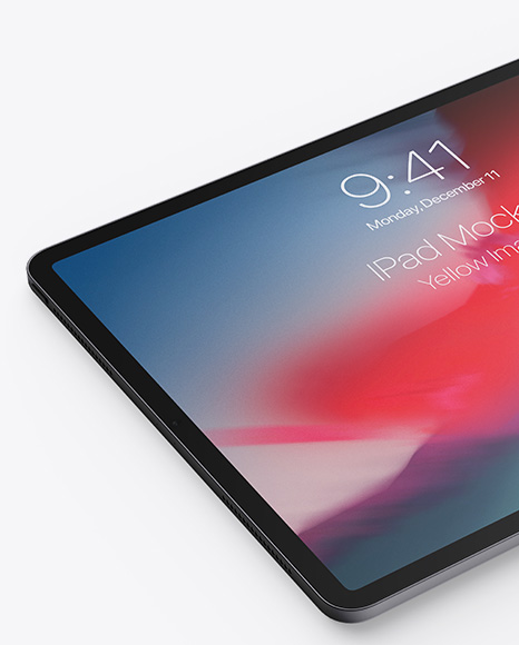 Apple iPad Pro 2018 12.9 Mockup