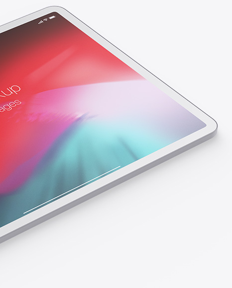 Clay Apple iPad Pro 2018 12.9 Mockup