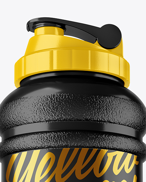 Glossy Shaker Bottle Mockup