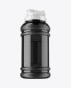 Black Shaker Bottle Mockup