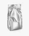 Matte Metallic Food Bag Mockup