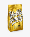 Matte Metallic Food Bag Mockup