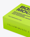 Opened Paper Box Mockup Opened Paper Box Mockup