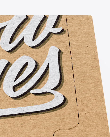 Kraft Box Mockup Kraft Box Mockup