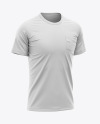 Men&#039;s Pocket T-Shirt - Front Half-Side View