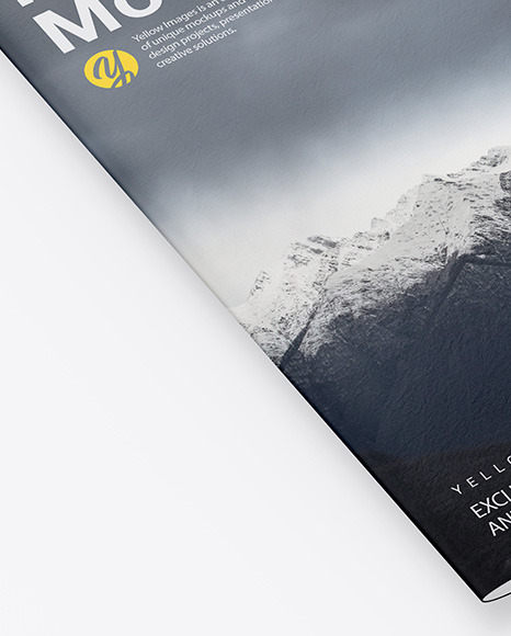 Textured A4 Magazine Mockup