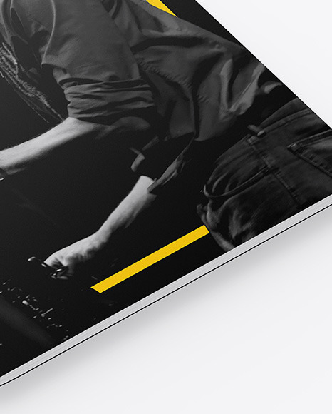 Matte A4 Magazine Mockup