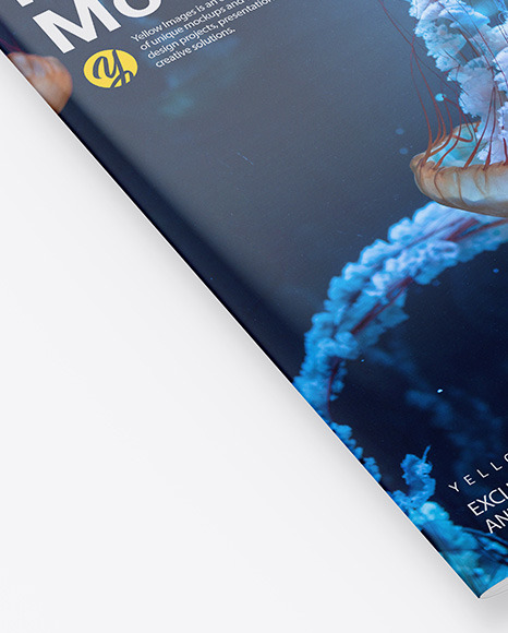 Glossy A4 Magazine Mockup