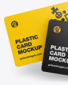 Two Plastic Cards Mockup