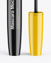 Opened Glossy Mascara Tube Mockup