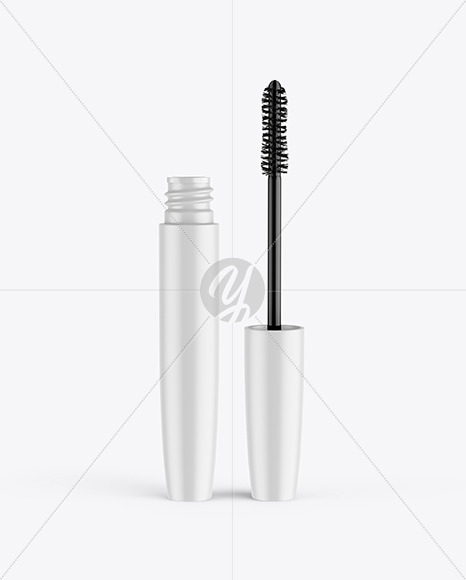 Opened Matte Mascara Tube Mockup