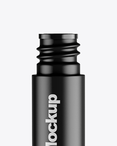 Opened Matte Mascara Tube Mockup