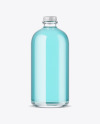 Clear Glass Bottle Mockup