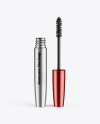 Opened Metallic Mascara Tube Mockup