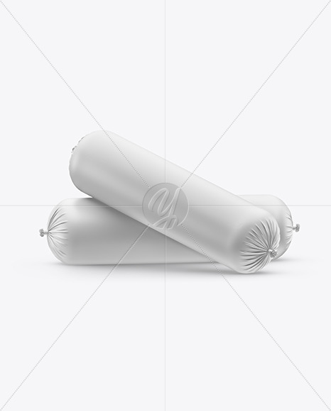 Two Matte Sausages Mockup